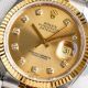 Swiss Grade Copy Rolex Oyster Perpetual Datejust 36mm Watch eta2836 Champagne Dial with Diamond (2)_th.jpg